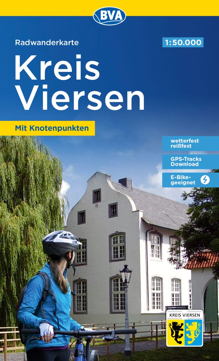 Online bestellen: Fietsknooppuntenkaart ADFC Radwanderkarte Kreis Viersen | BVA BikeMedia