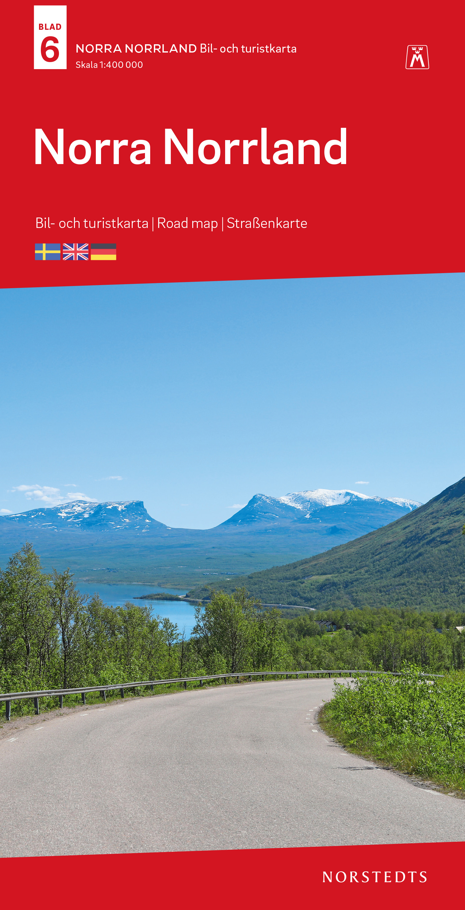 Online bestellen: Wegenkaart - landkaart 06 Turistkarta Norra Norrland - Zweden Lapland | Norstedts