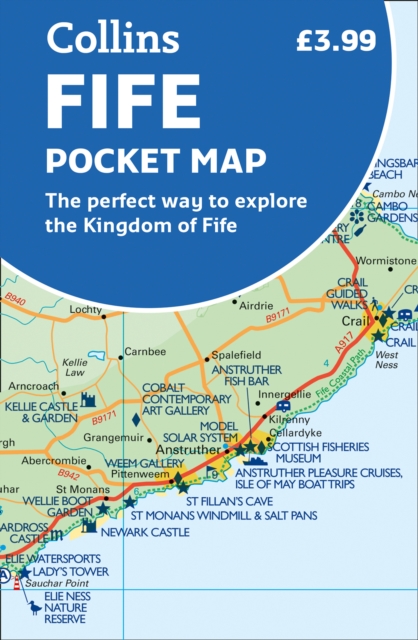 Online bestellen: Wegenkaart - landkaart Pocket Map Fife | Collins