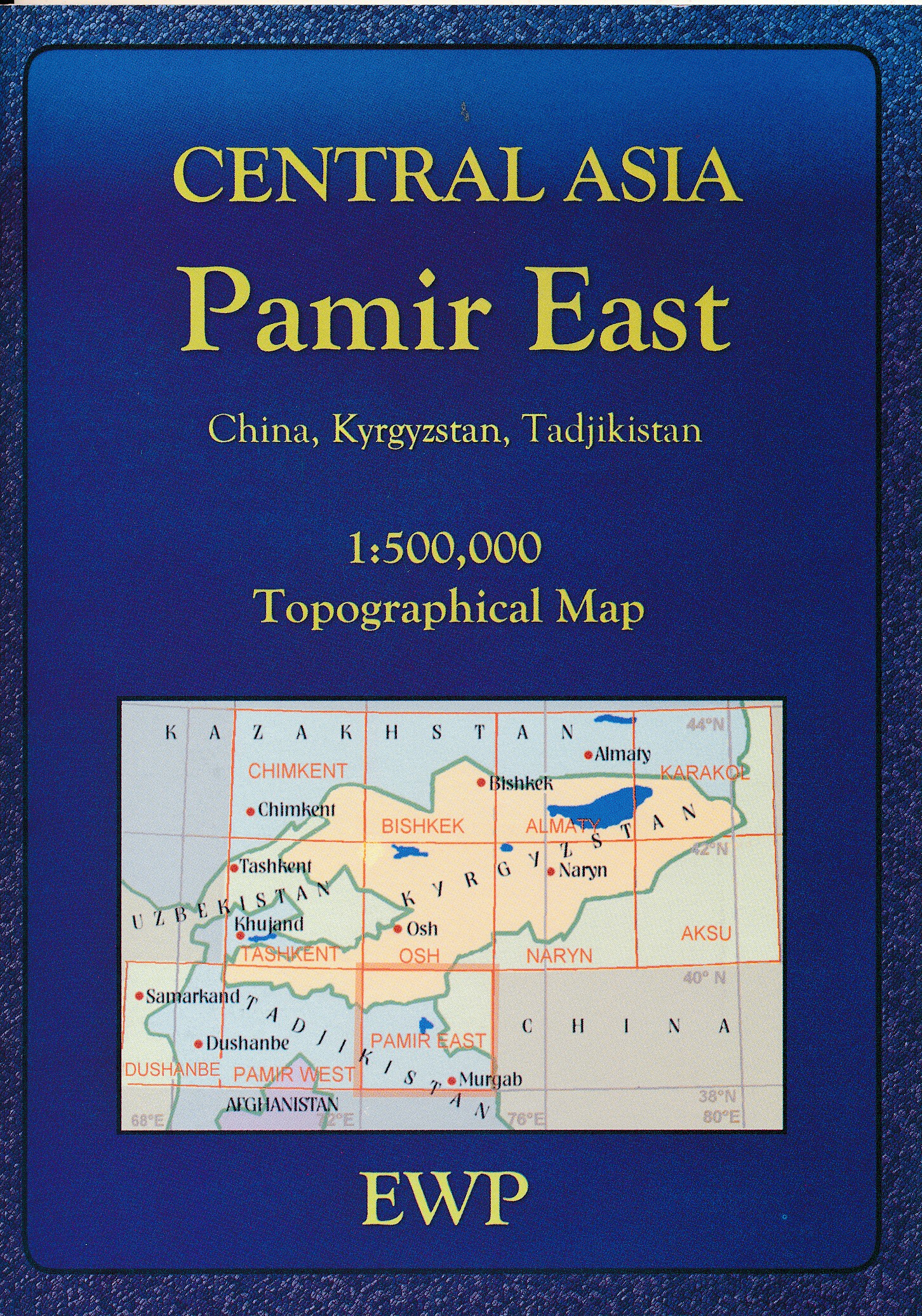 Online bestellen: Wegenkaart - landkaart Topomaps Pamir East | EWP