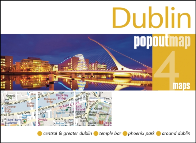 Online bestellen: Stadsplattegrond Popout Map Popout Map Dublin | Compass Maps