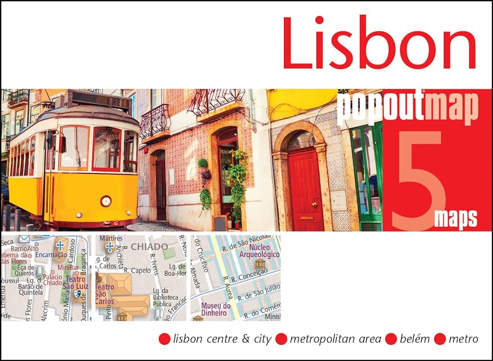 Online bestellen: Stadsplattegrond Popout Map Popout Map Lisbon | Compass Maps