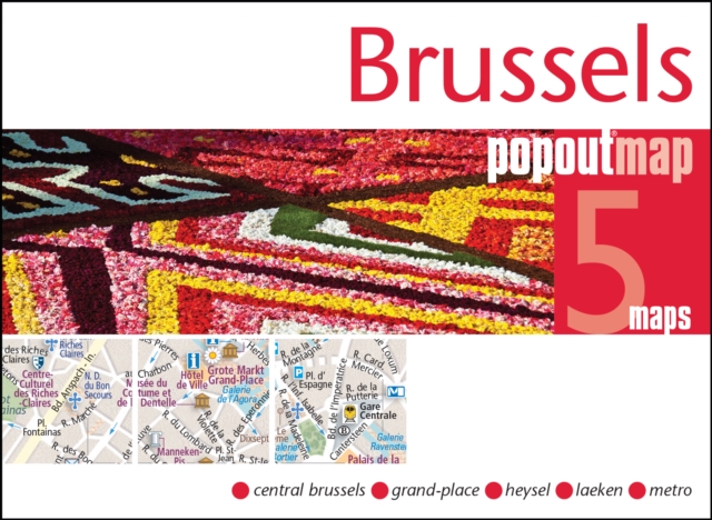 Online bestellen: Stadsplattegrond Popout Map Brussels - Brussel | Compass Maps