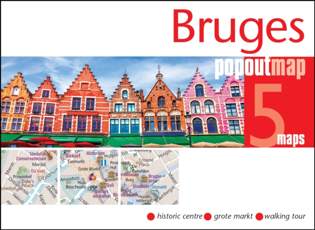 Online bestellen: Stadsplattegrond Popout Map Bruges - Brugge | Compass Maps