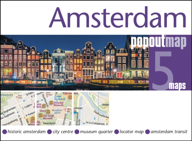 Online bestellen: Stadsplattegrond Popout Map Amsterdam | Compass Maps