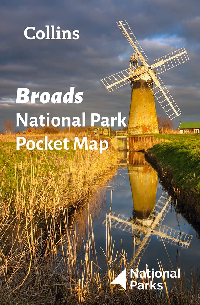 Online bestellen: Wegenkaart - landkaart National Park Pocket Map Broads | Collins