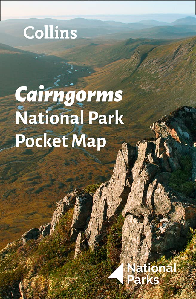 Online bestellen: Wegenkaart - landkaart National Park Pocket Map Cairngorms | Collins