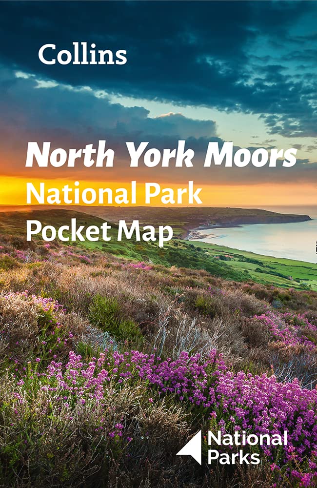 Online bestellen: Wegenkaart - landkaart National Park Pocket Map North York Moors | Collins
