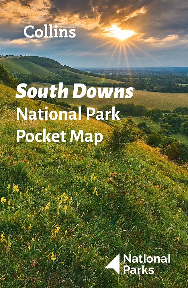 Online bestellen: Wegenkaart - landkaart National Park Pocket Map South Downs | Collins