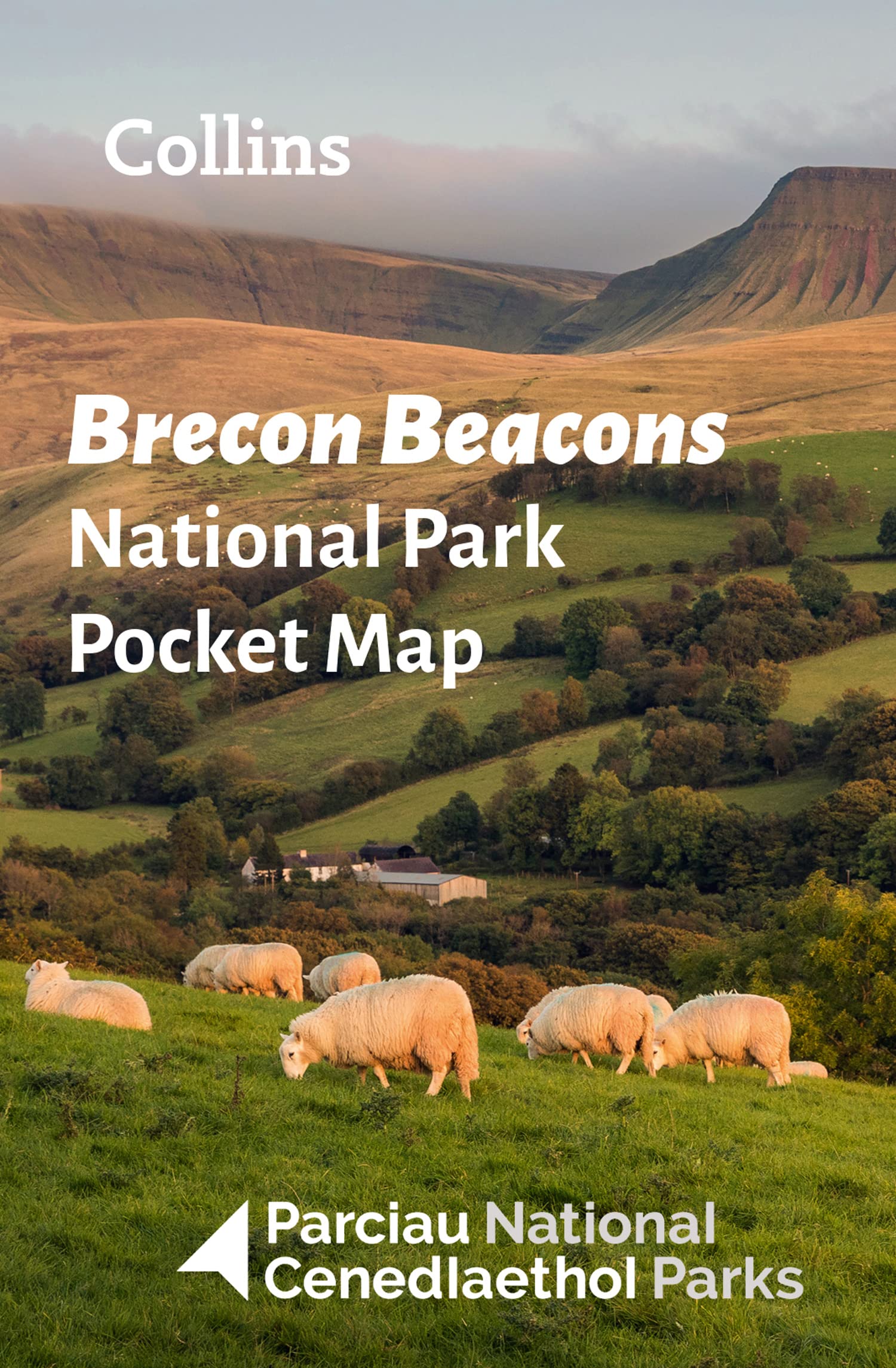 Online bestellen: Wegenkaart - landkaart National Park Pocket Map Brecon Beacons | Collins