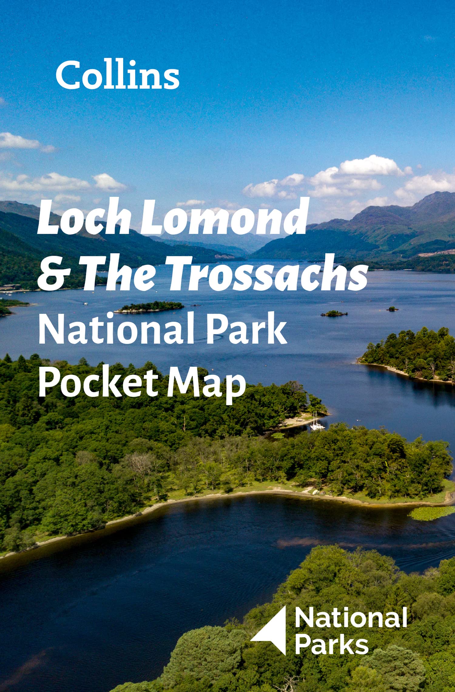 Online bestellen: Wegenkaart - landkaart National Park Pocket Map Loch Lomond and the Trossachs | Collins