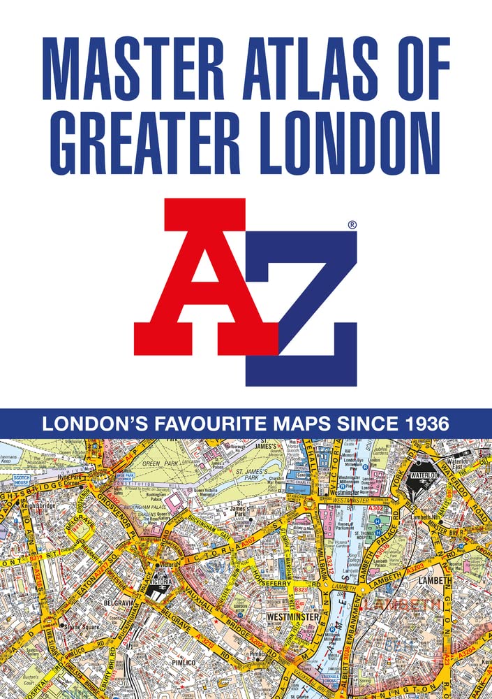 Online bestellen: Wegenatlas A -Z Master Atlas of Greater London | A-Z Map Company