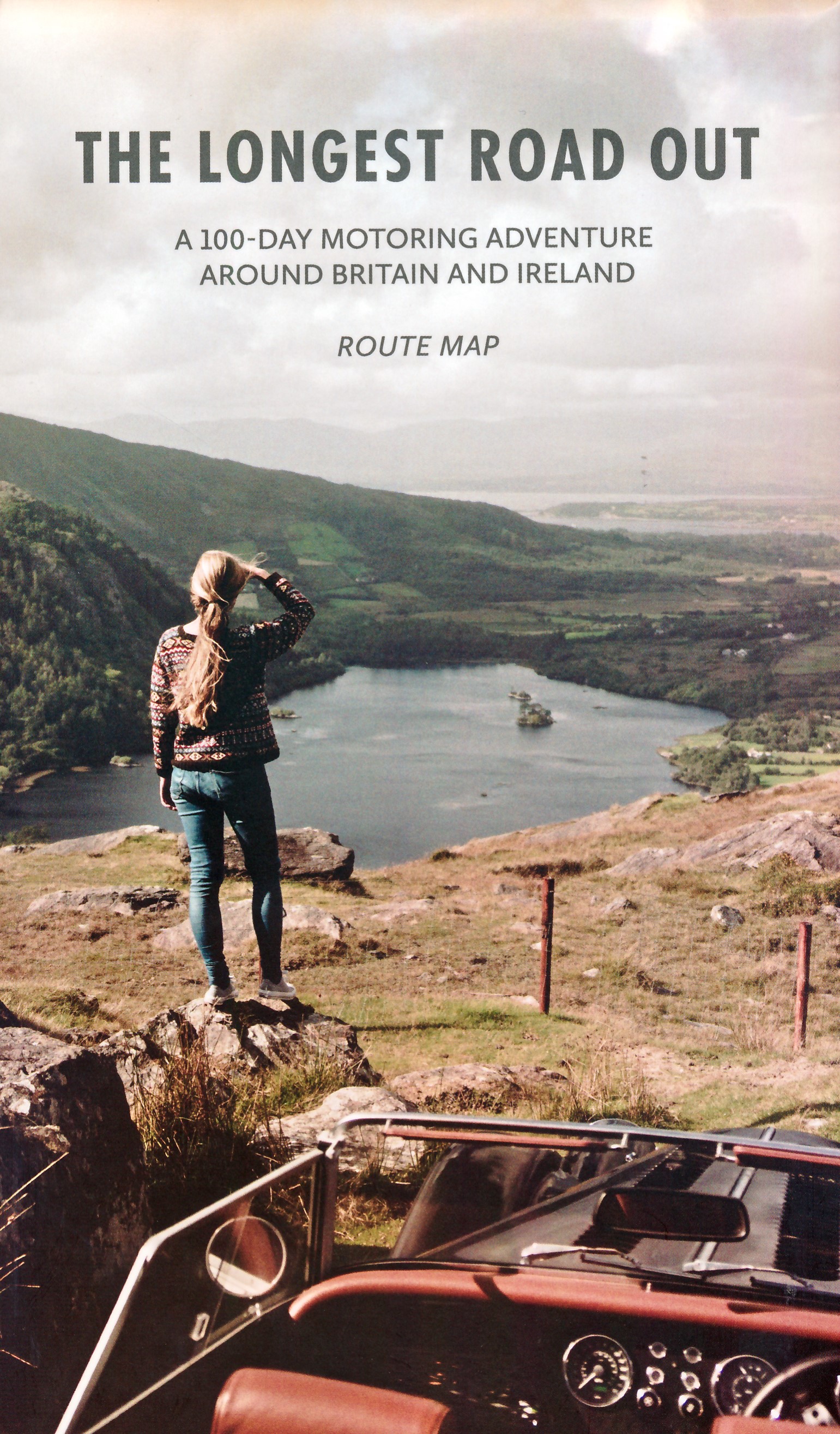Online bestellen: Wegenkaart - landkaart Routemap The Longest Road Out | Longestroadout
