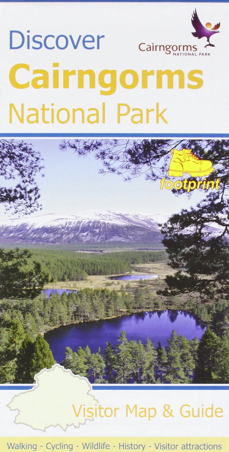 Online bestellen: Wandelkaart Discover Cairngorms National Park | Footprint maps
