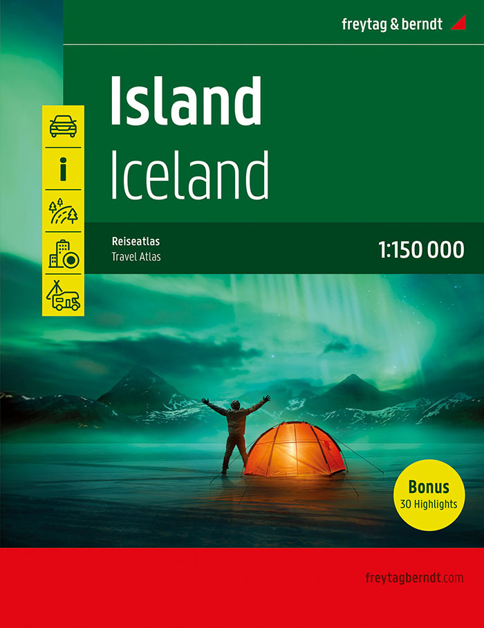 Online bestellen: Wegenatlas Island - IJsland | Freytag & Berndt