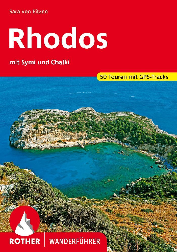 Online bestellen: Wandelgids Rhodos | Rother Bergverlag