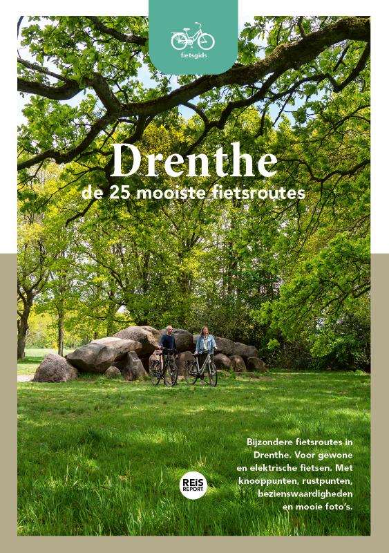 Online bestellen: Fietsgids Drenthe - de mooiste 25 fietsroutes | Reisreport