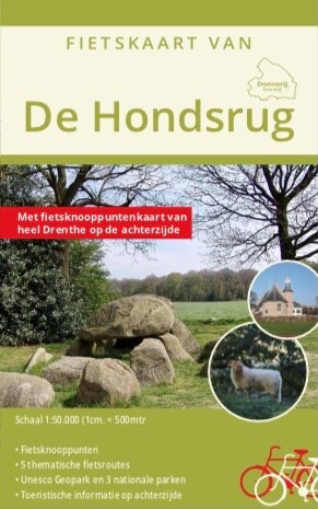Online bestellen: Fietskaart de Hondsrug | Doenerij Drenthe