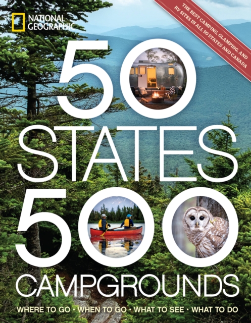 Online bestellen: Campinggids - Campergids 50 States - 500 Campgrounds USA en Canada | National Geographic