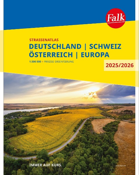 Online bestellen: Wegenatlas Falk Straßenatlas 2025-2026 Deutschland, Österreich, Schweiz 1:300 000 | Falk Ostfildern