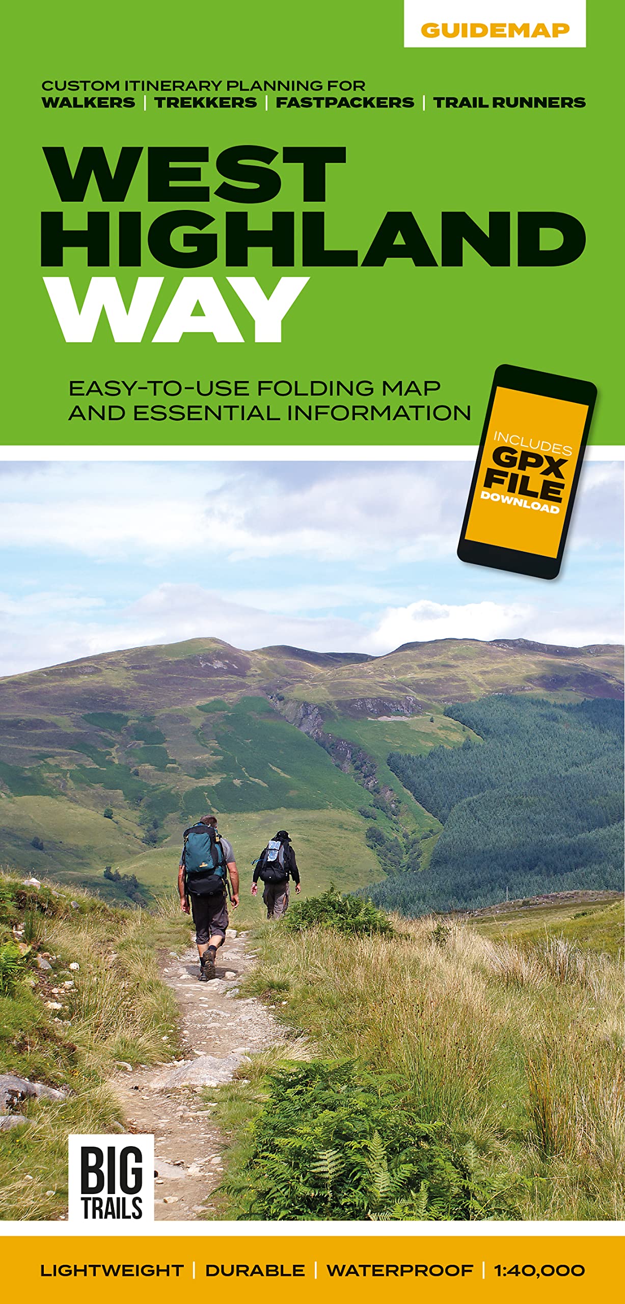 Online bestellen: Wandelkaart West Highland Way | Vertebrate Publishing