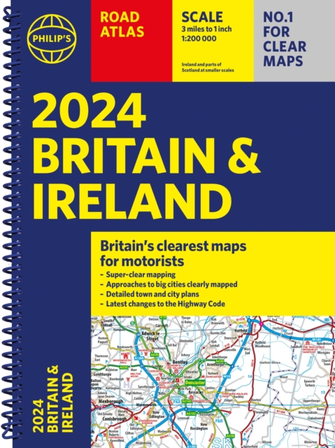 Online bestellen: Wegenatlas Road Atlas Britain and Ireland 2024 | Philip's Maps