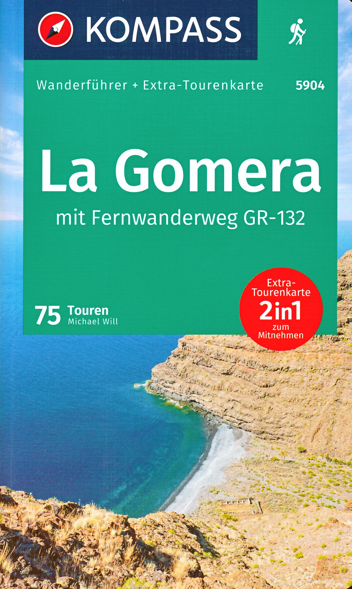 Online bestellen: Wandelgids 5904 Wanderführer La Gomera | Kompass
