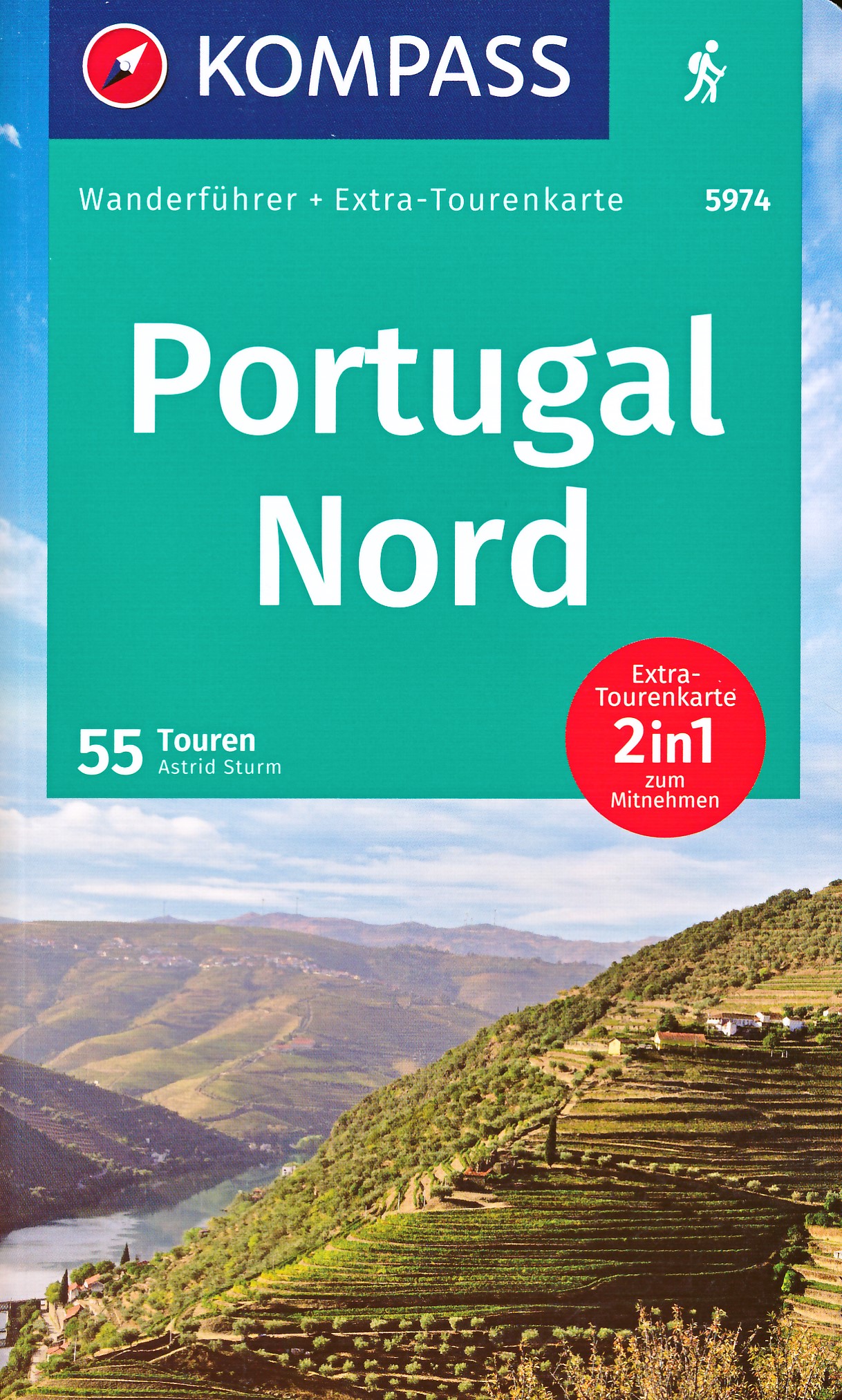 Online bestellen: Wandelgids 5974 Wanderführer Portugal Nord - Noord | Kompass