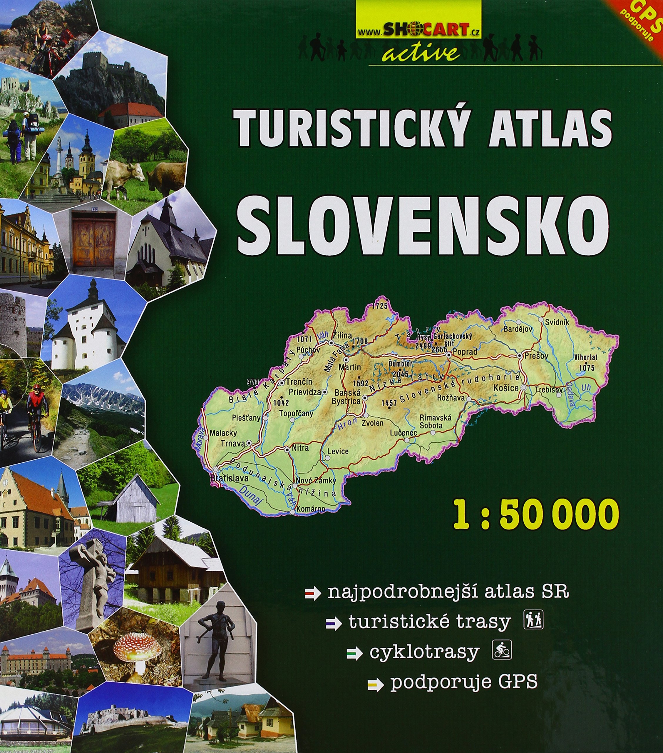 Online bestellen: Wandelatlas Slowakije - Slovensko | Shocart