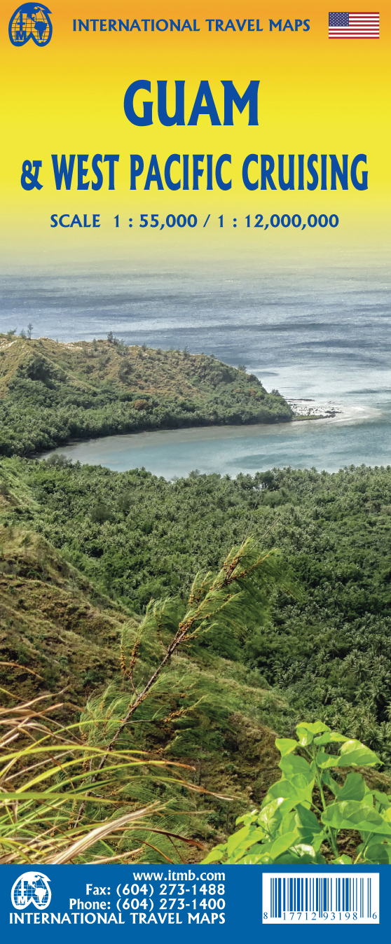 Wegenkaart - landkaart Guam - West…