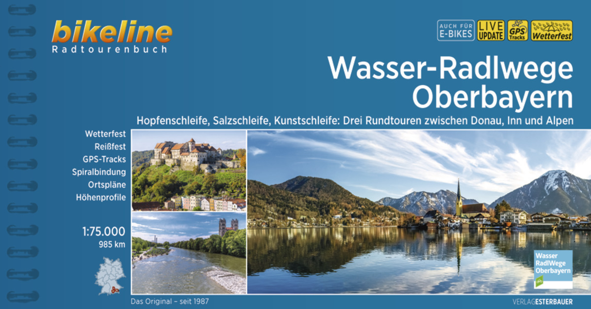 Online bestellen: Fietsgids Bikeline Wasser-Radlwege Oberbayern | Esterbauer