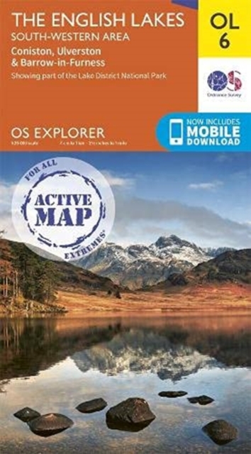 Online bestellen: Wandelkaart OL06 OS Explorer Map | Active The English Lakes South-Western Area | Ordnance Survey