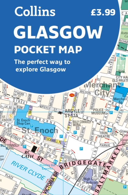 Online bestellen: Stadsplattegrond Pocket Map Glasgow | Collins