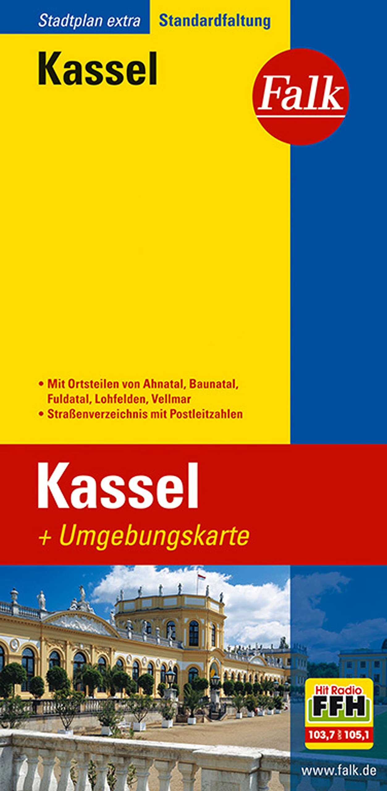 Online bestellen: Stadsplattegrond Kassel | Falk Ostfildern