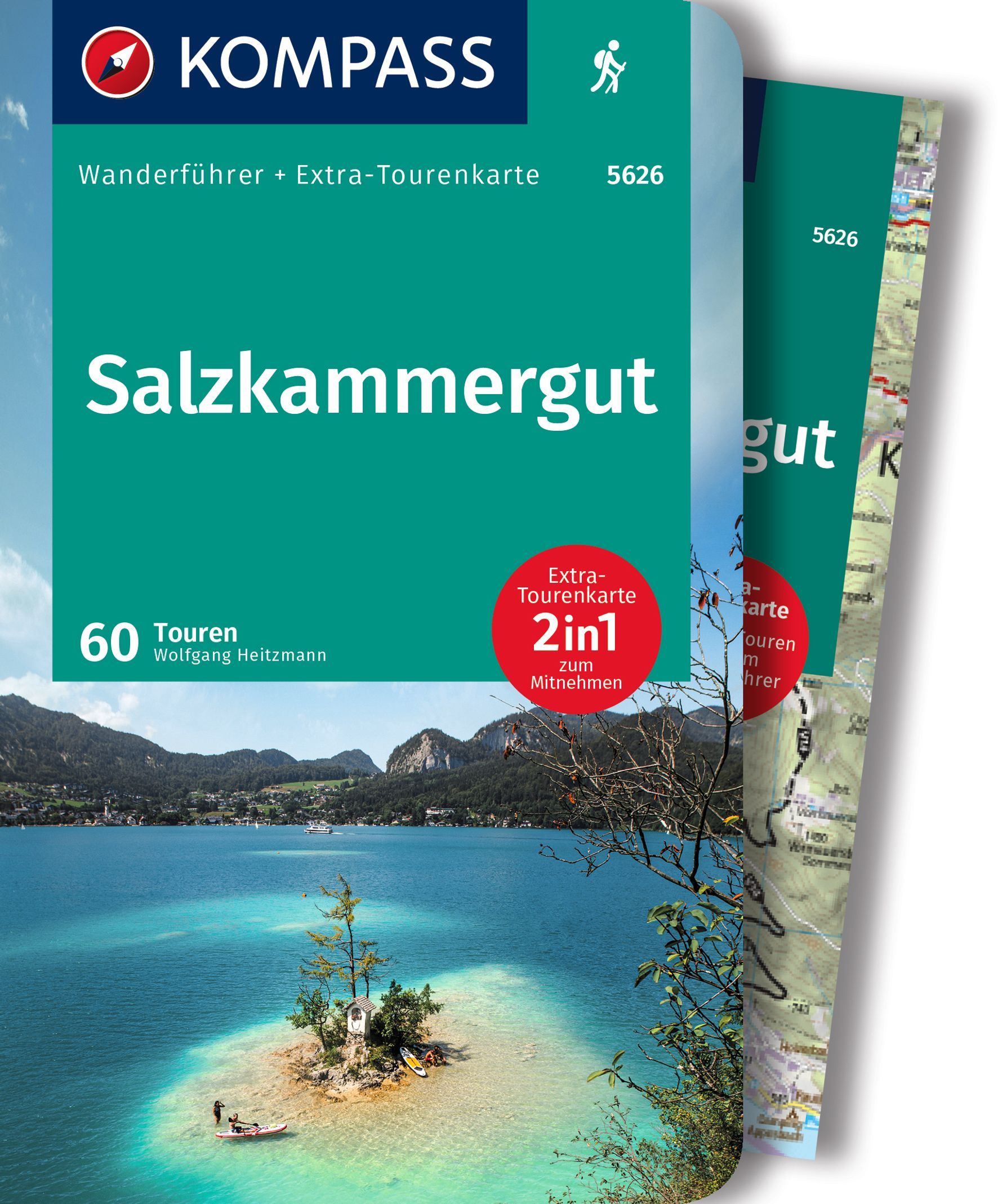 Online bestellen: Wandelgids 5626 Wanderführer Salzkammergut | Kompass