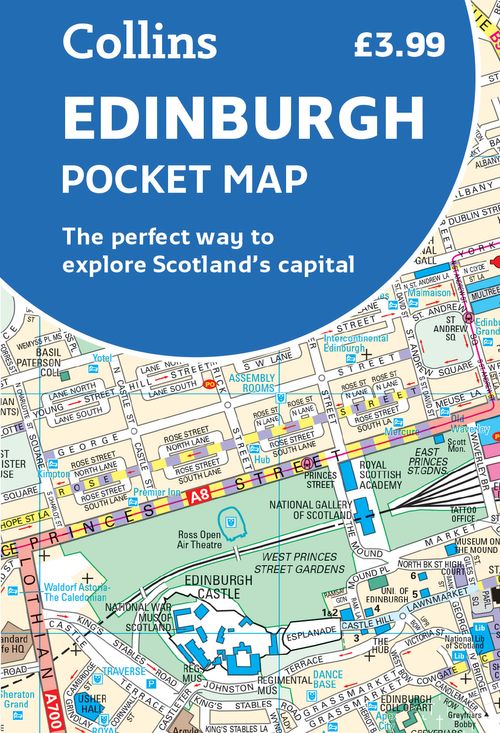 Online bestellen: Stadsplattegrond Pocket Map Edinburgh | Collins
