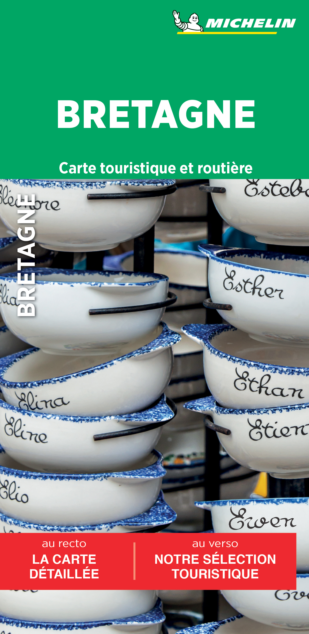 Online bestellen: Wegenkaart - landkaart 621 Bretagne | Michelin