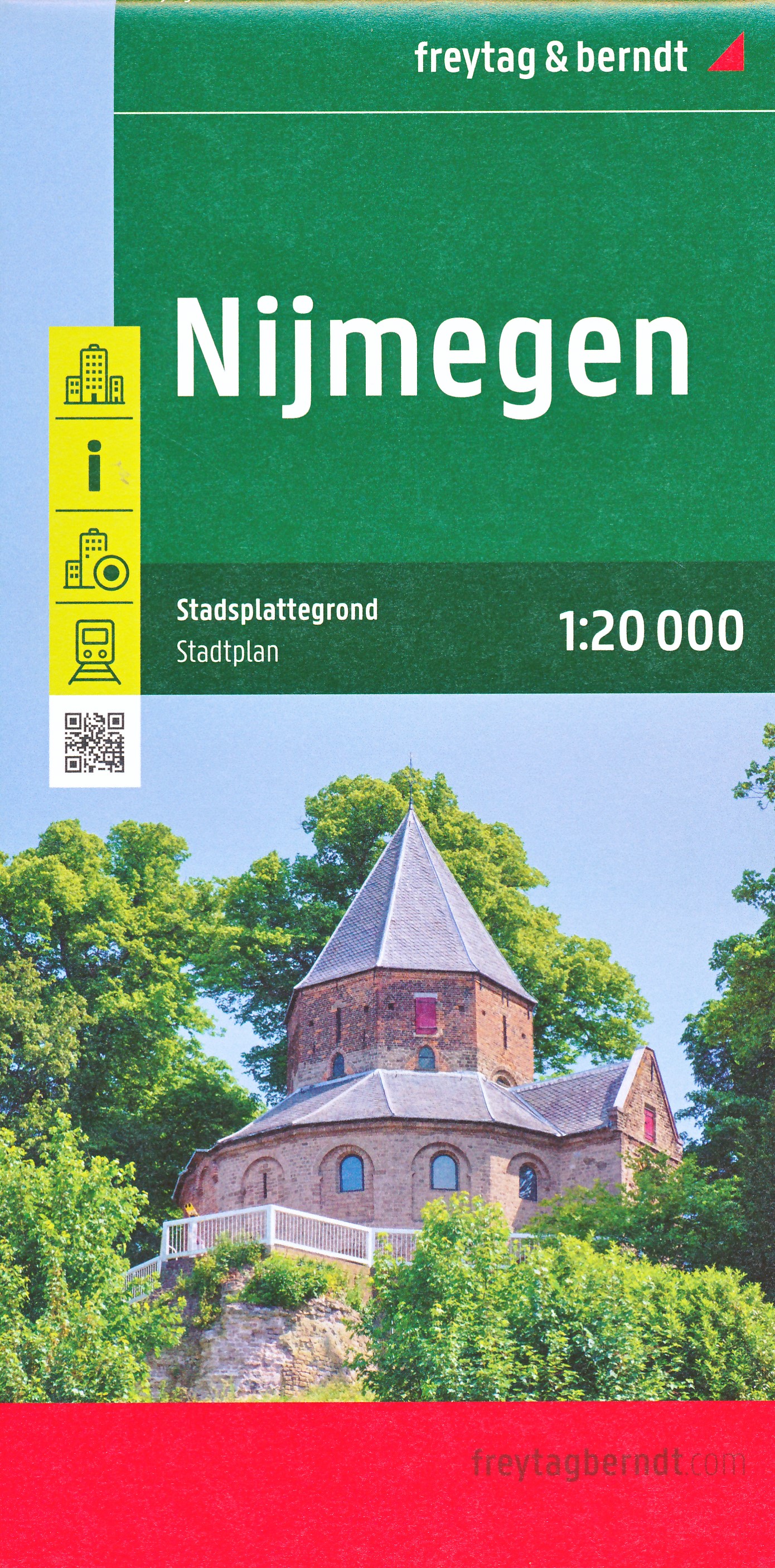 Online bestellen: Stadsplattegrond Nijmegen | Freytag & Berndt