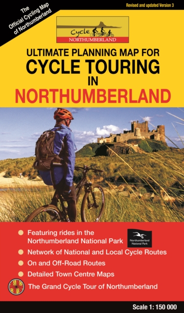 Online bestellen: Fietskaart Cycle Touring Map of Northumberland | Northern Heritage Services