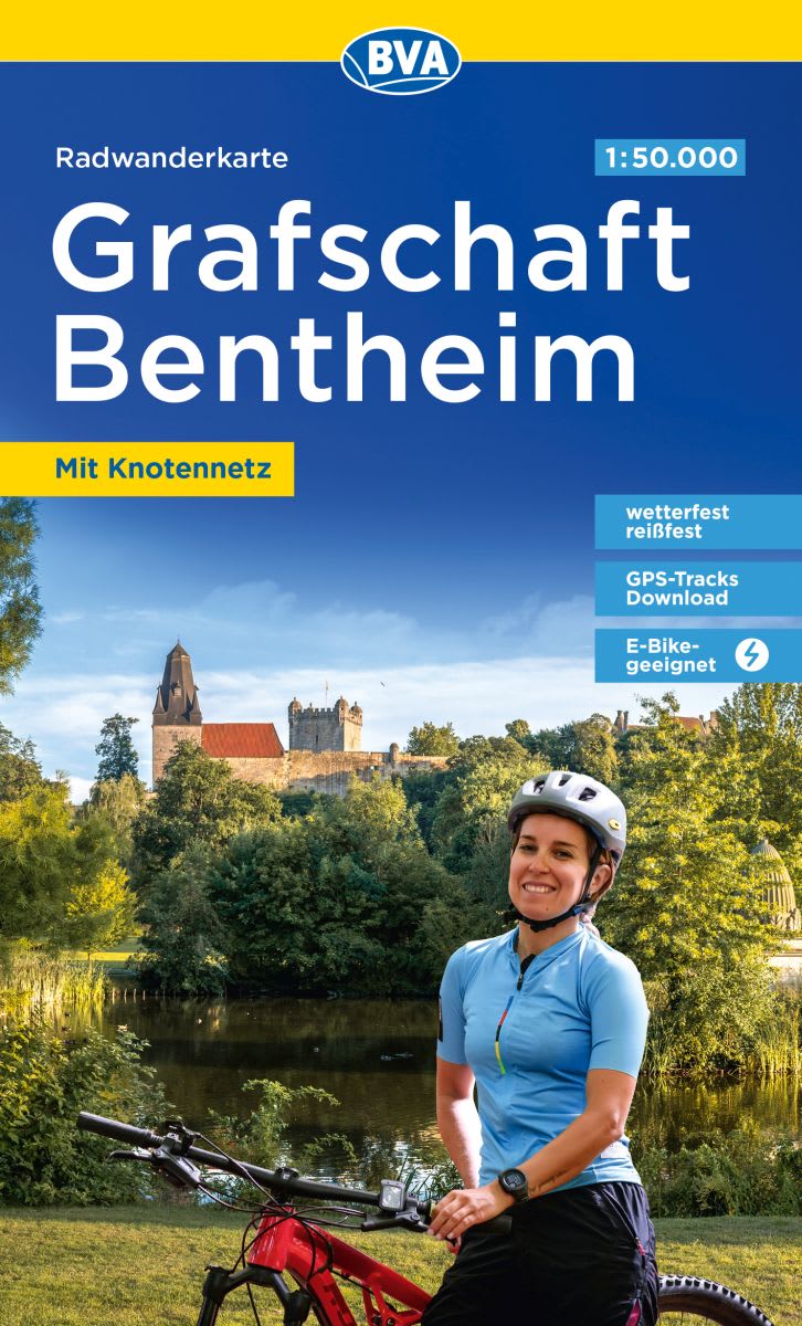 Online bestellen: Fietsknooppuntenkaart ADFC Radwanderkarte Grafschaft Bentheim | BVA BikeMedia
