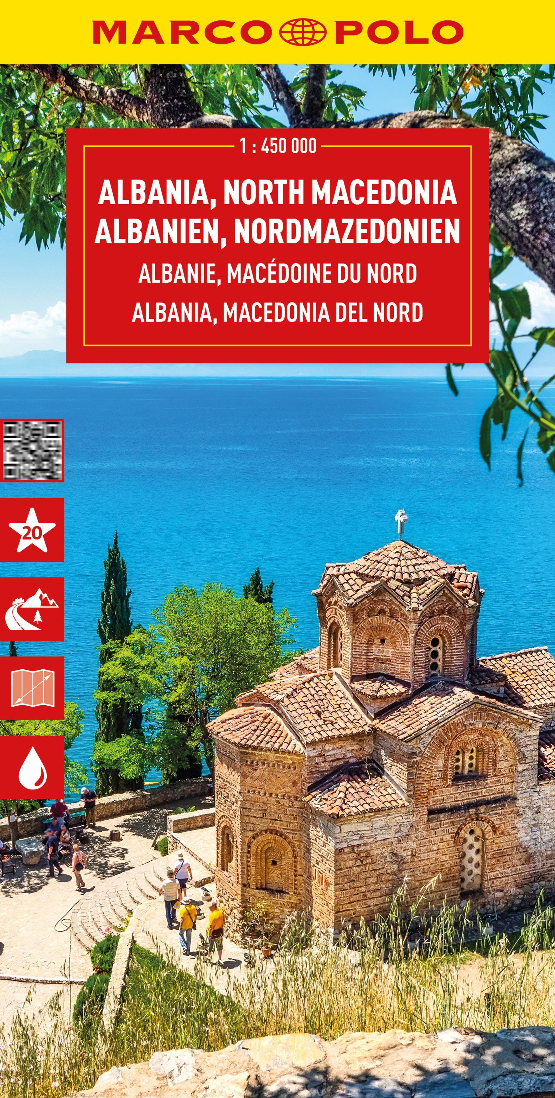 Wegenkaart - landkaart Albanië - No…