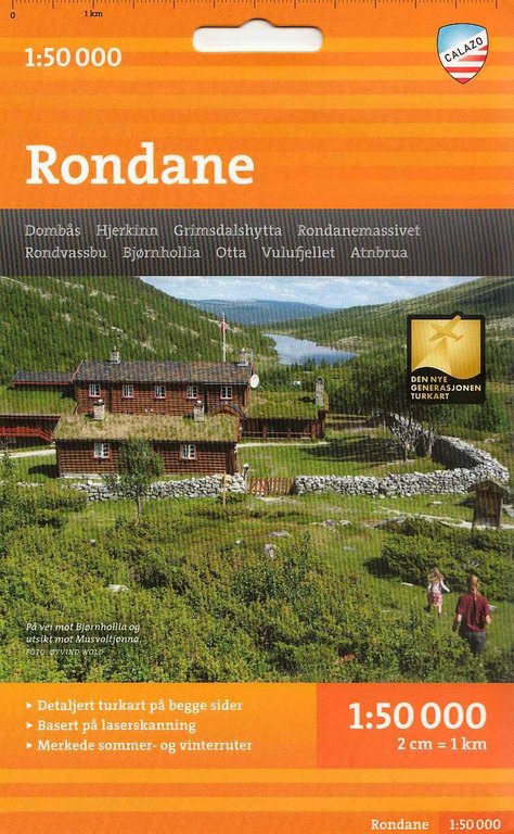 Online bestellen: Wandelkaart Turkart Rondane | Calazo