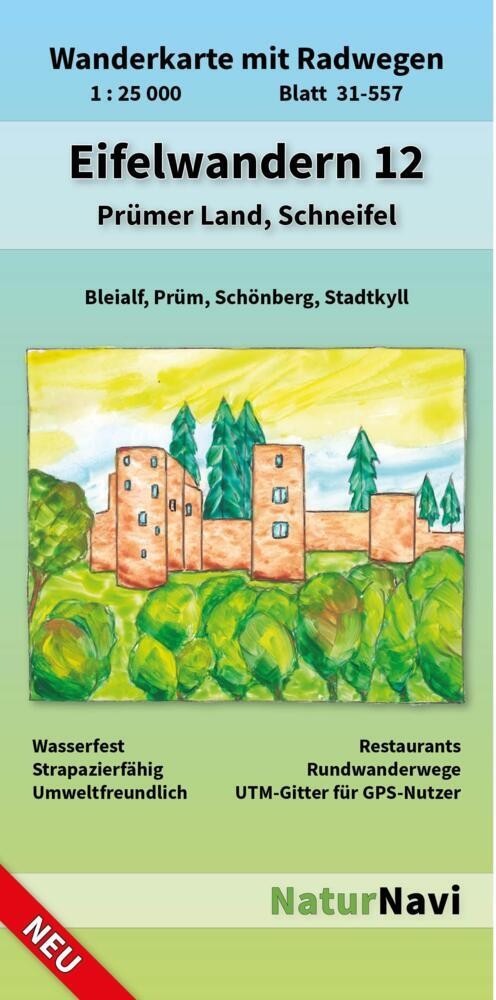 Online bestellen: Wandelkaart 31-557 Eifelwandern 12 Prümer Land, Schneifel | NaturNavi