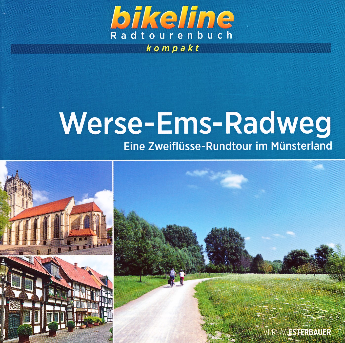 Online bestellen: Fietsgids Bikeline Radtourenbuch kompakt Werse-Ems-Radweg | Esterbauer