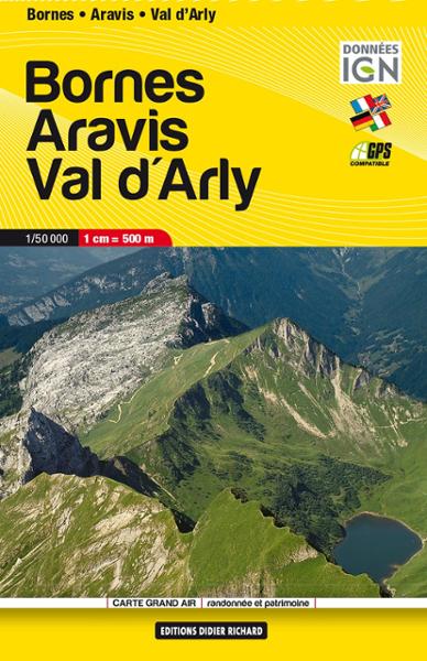 Wandelkaart Bornes Aravis Val d…