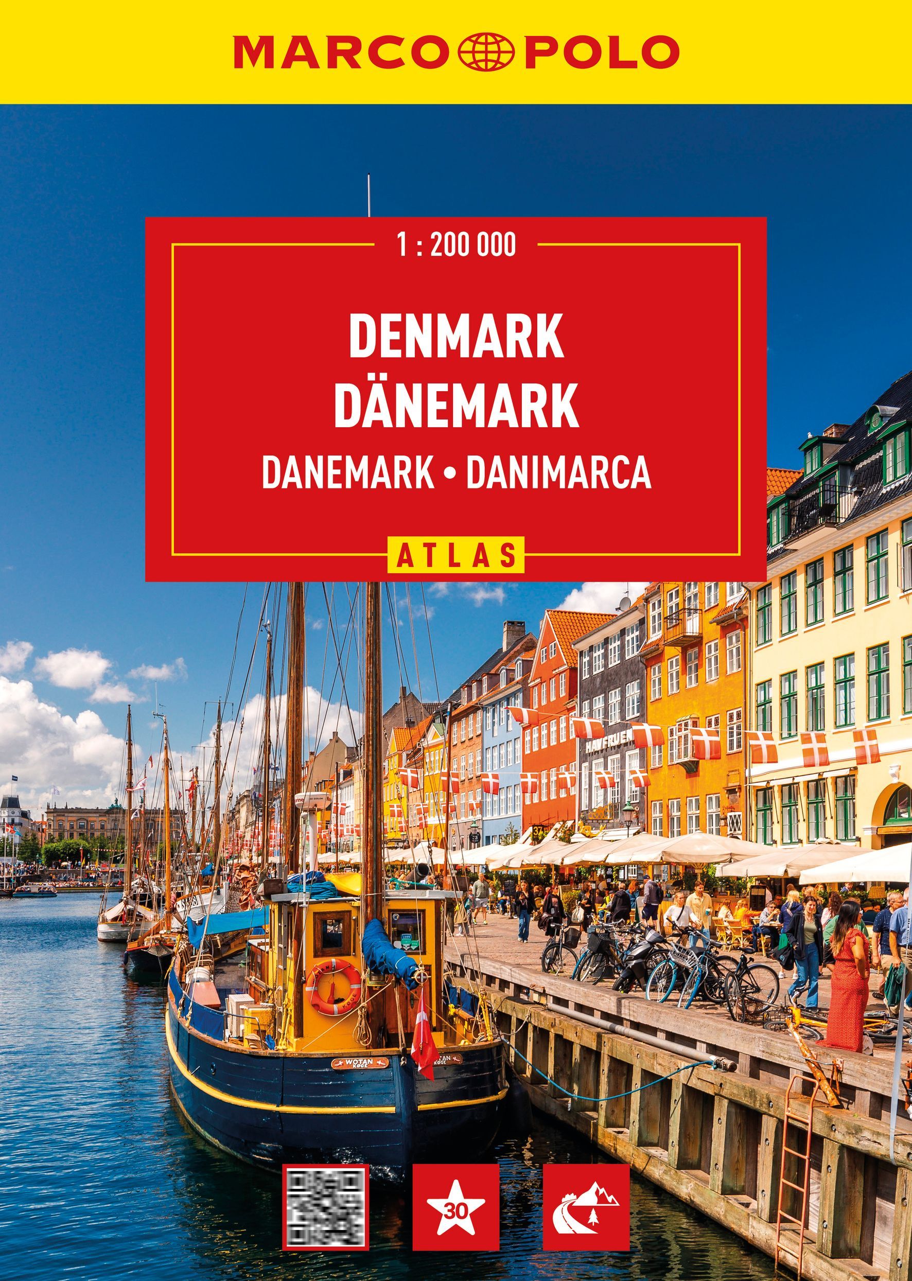 Wegenatlas Danmark - Denemarken | Marco Polo