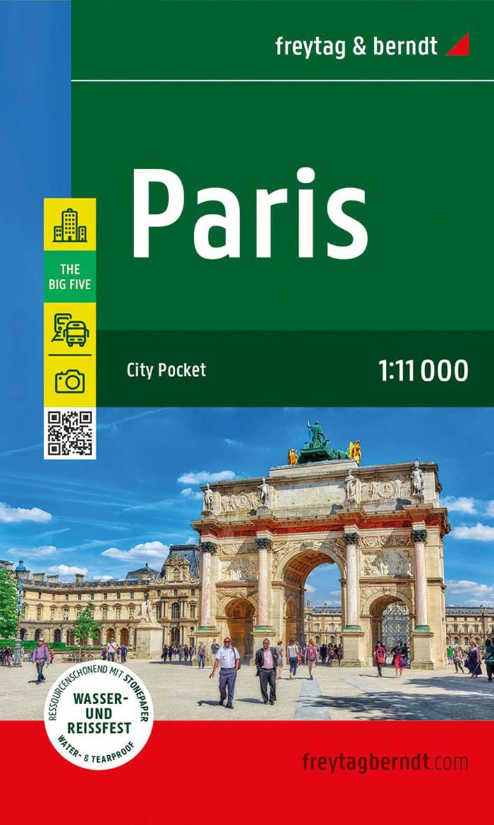 Online bestellen: Stadsplattegrond City Pocket Paris - Parijs | Freytag & Berndt
