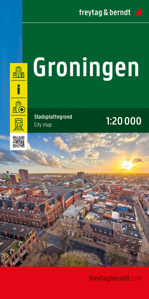Stadsplattegrond Groningen | Freytag & Berndt de zwerver