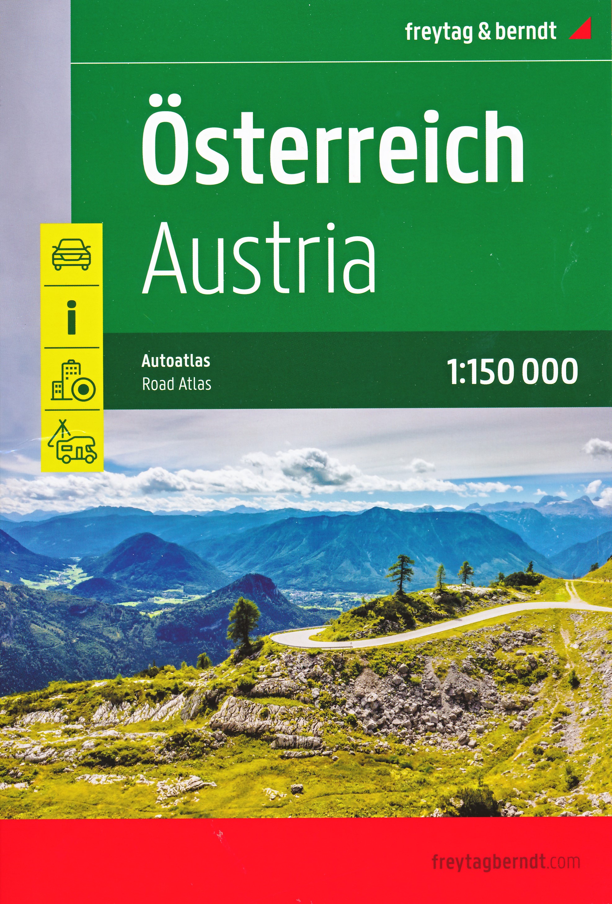 Online bestellen: Wegenatlas Supertouring Österreich - Oostenrijk | Freytag & Berndt