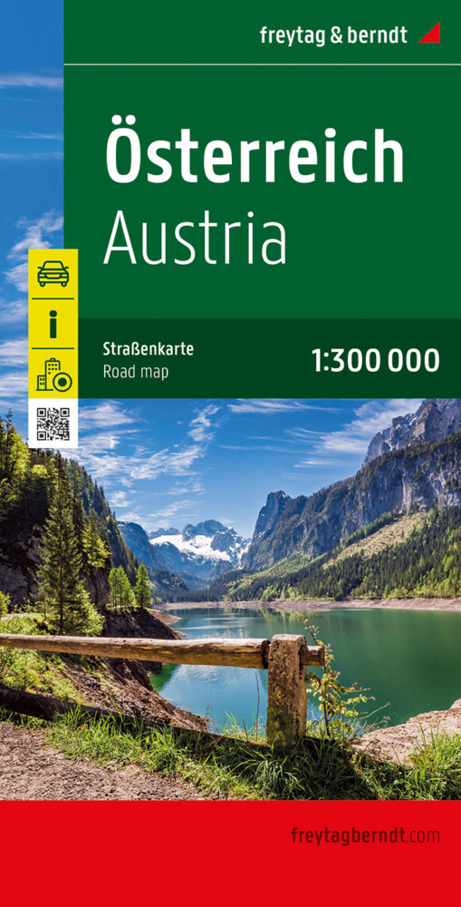 Online bestellen: Wegenkaart - landkaart Autokarte Österreich, Oostenrijk | Freytag & Berndt